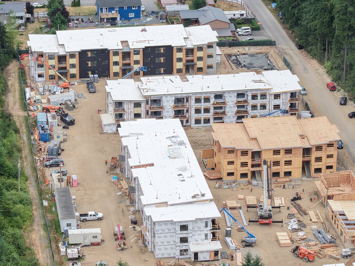 Multifamily framing project by Twin Brothers Group Seattle